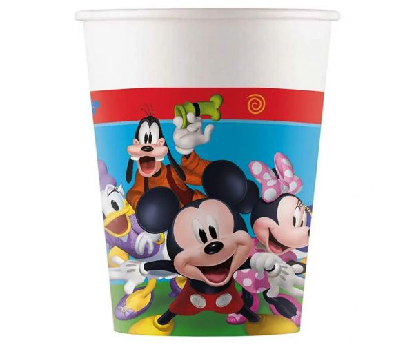 Papirnate čaše s motivom Mickey Mouse, set od 8 komada, 200 ml