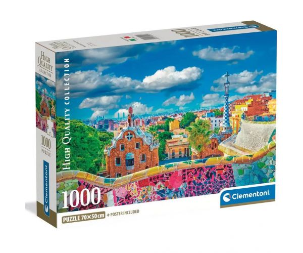 Park Güell Barcelona HQC 1000db-os puzzle - Clementoni