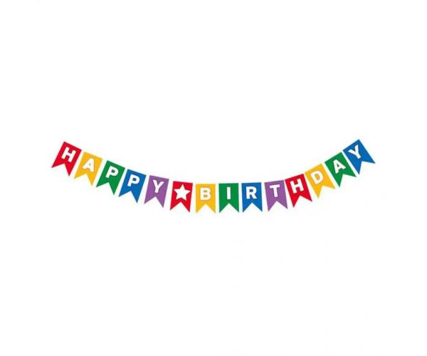 Party banner s natpisom Sretan rođendan 230 cm