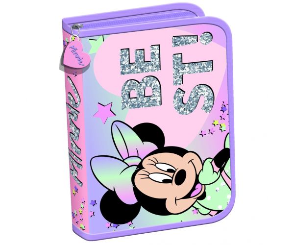 Pastelna Minnie Mouse pernica na preklapanje 21x14x3,5 cm
