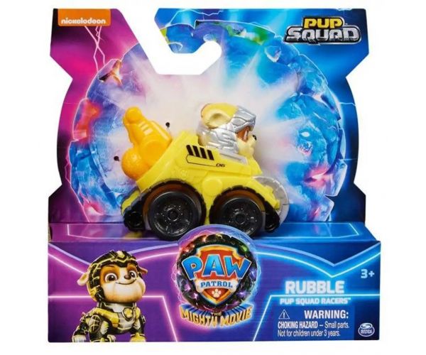 Mancs Őrjárat A Szuperfilm: Pup Squad Racers Rubble minifigura járművel - Spin Master