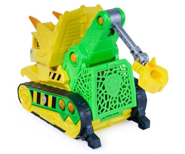 Paw Patrol: Dino film – Chomp & Rescue grizuće vozilo s figuricom Rubblea - Spin Master