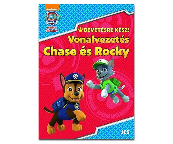 Mancs Őrjárat: Vonalvezetés - Chase és Rocky foglalkoztató füzet