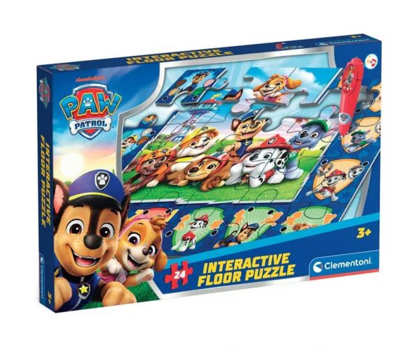 Mancs őrjárat interaktív 24db-os padló puzzle - Clementoni