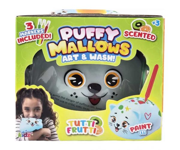 Pufók mályvacukor-állatka: Tutti Frutti - kék