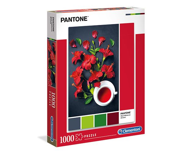 Pantone Hibiskus puzzle 1000kom - Clementoni