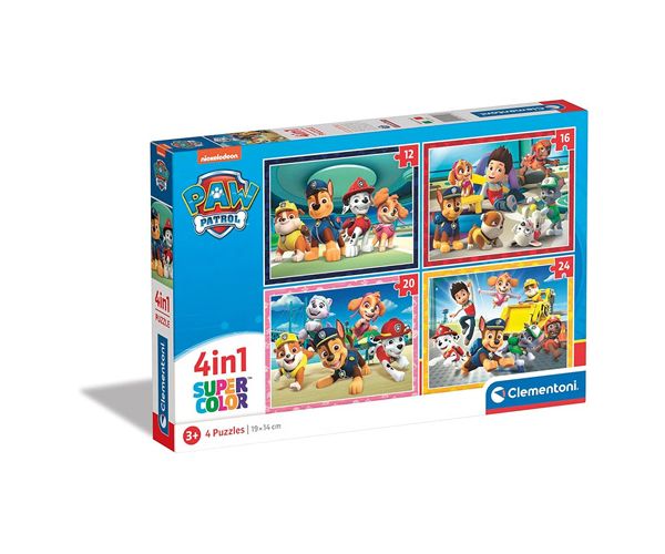 Paw Patrol 4 u 1 puzzle - Clementoni