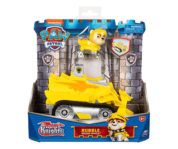 Paw Patrol Vitezovi: Rubble deluxe vozilo - Spin Master