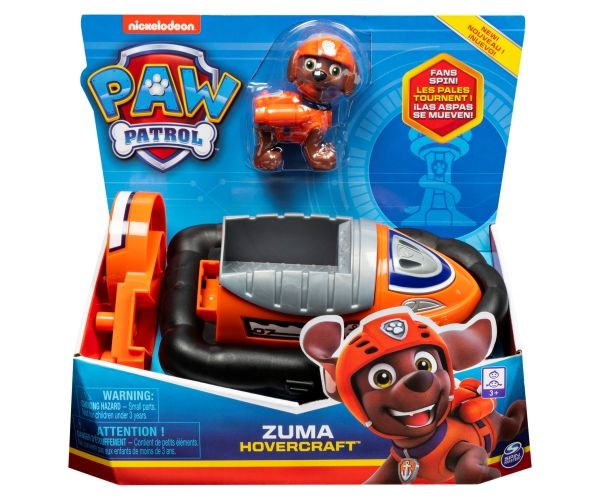 Paw Patrol: Zuma lebdjelica sa figurom - Spin Master
