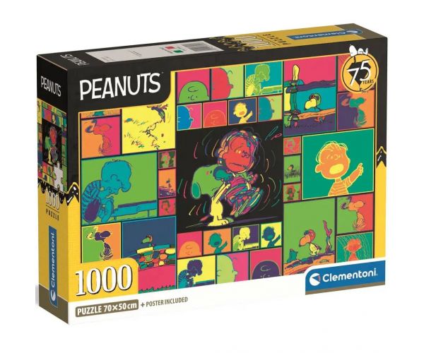Peanuts 75 Years 1000 darabos puzzle - Clementoni