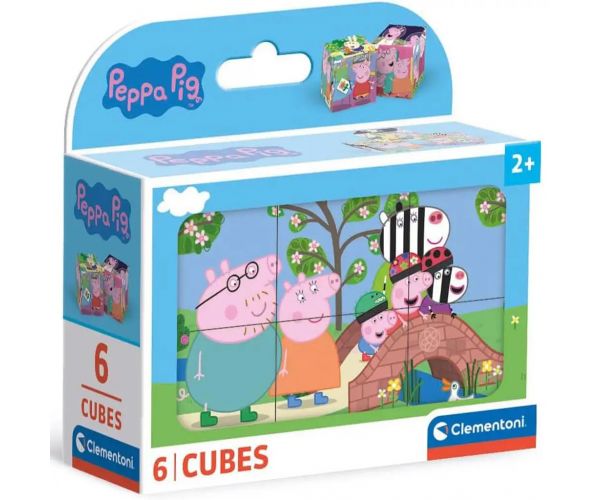 Peppa malac 6db-os mesekocka - Clementoni