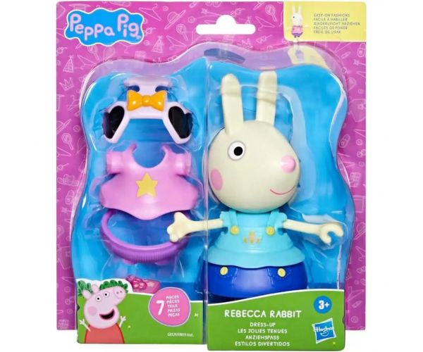 Peppa Malac: Kiöltözött Rebecca figuraszett kiegészítőkkel - Hasbro