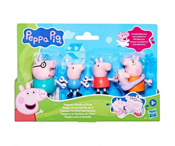 Peppa Malac: Peppa ötfős családja játékfigura szett - Hasbro