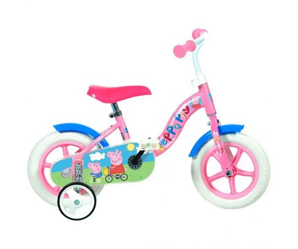 Peppa malac pink gyerek bicikli 10-es méretben - Dino Bikes kerékpár