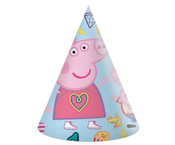 Peppa malac party kalap – 6 db-os szett