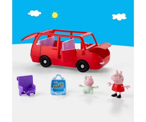 Peppa prase: Peppin veliki obiteljski automobil - set igračaka - Hasbro