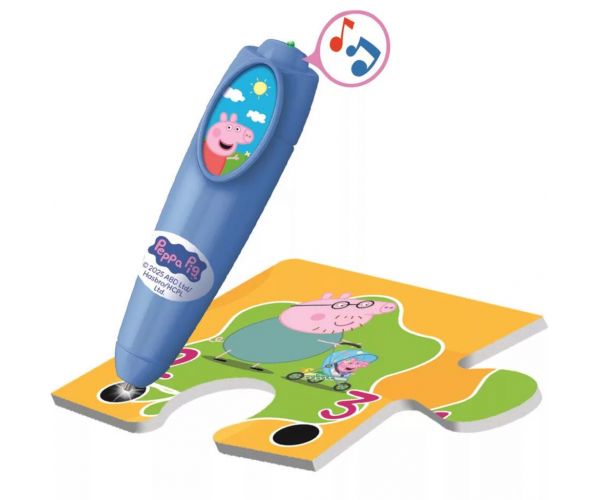 Peppa prase interaktivna 24-dijelna podna slagalica - Clementoni