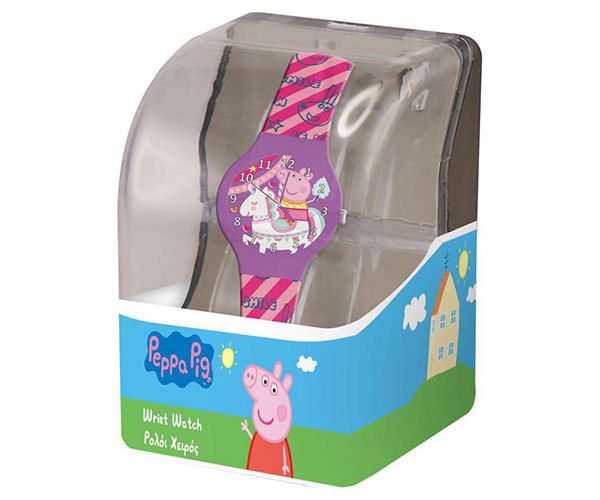 Peppa Pig analogni sat u plastičnoj poklon kutiji