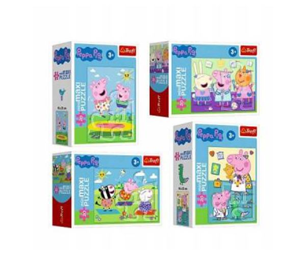 Peppa Pig i prijatelji 20 kom MiniMaxi Puzzle - Trefl