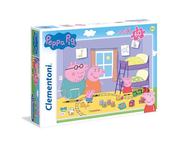 Peppa Praščić maxi puzzle 60kom - Clementoni