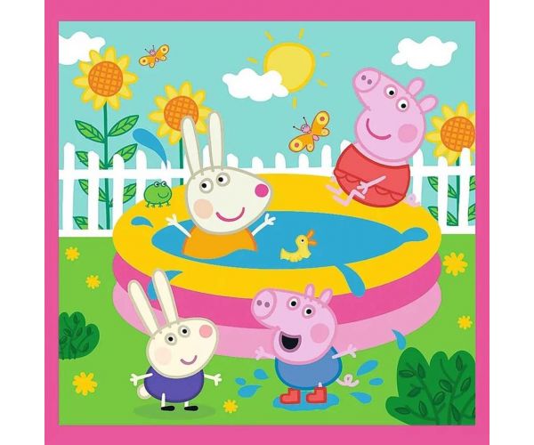 Peppa prase - 3 u 1 puzzle od 20, 36 i 50 dijelova - Trefl