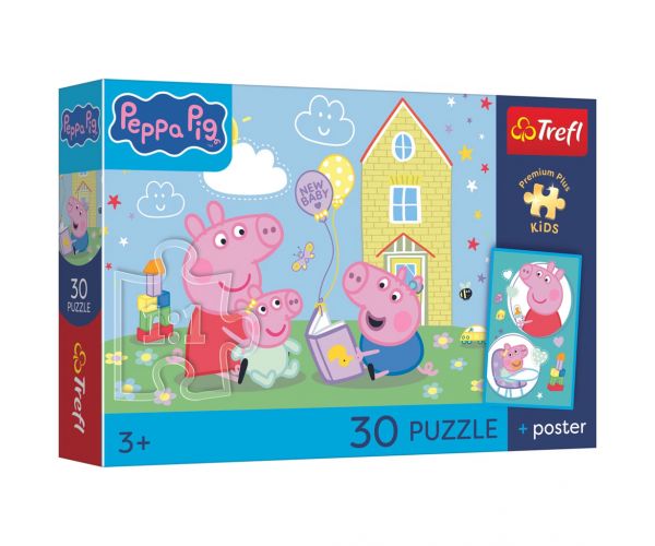 Peppa malac 30db-os prémium puzzle - Trefl