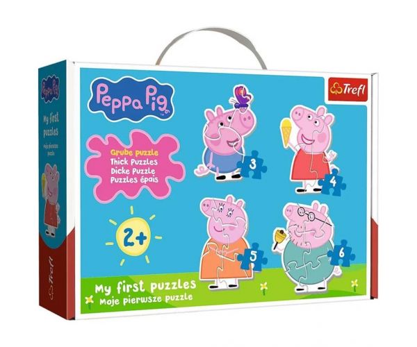 Peppa prase - Prva baby slagalica u torbi - Trefl