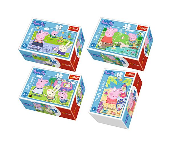 Peppini najljepši dani Mini puzzle 54kom - 4 vrste - Trefl
