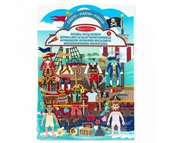 Kalózos pufi matrica készlet - Melissa & Doug