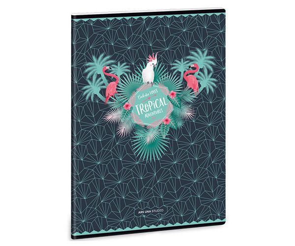 Pink Flamingo bilježnica na kockice A/4