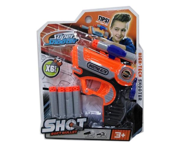 Pištolj sa 6 spužvasta metka