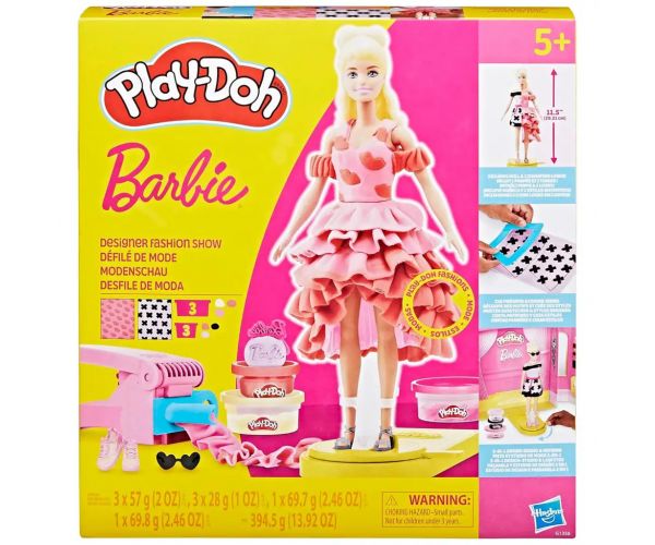 Play-Doh: Barbie divatbemutató gyurma szett - Hasbro