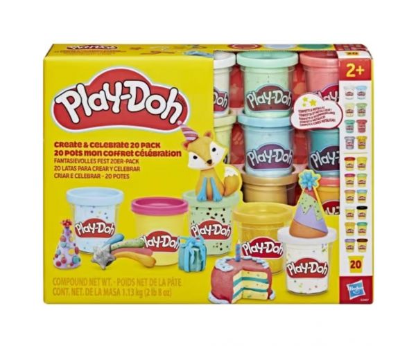 Play-Doh: Create & Celebrate 20db-os gyurmaszett - Hasbro