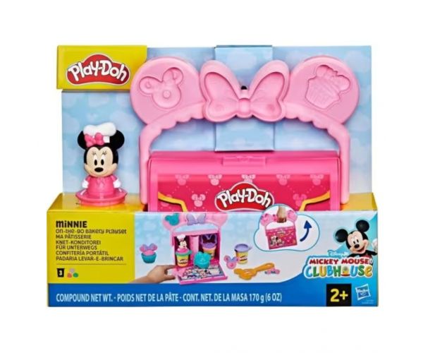 Play-Doh: Disney Jr. On-The-Go Minnie hordozható gyurmaszett - Hasbro