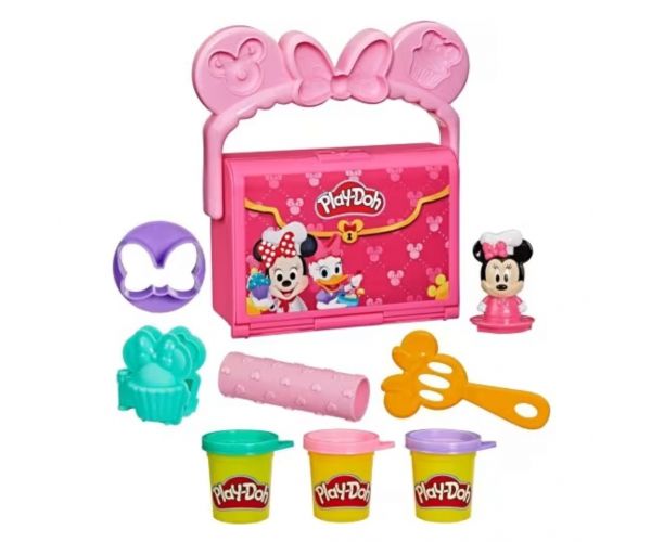 Play-Doh: Disney Jr. On-The-Go Minnie prijenosni set plastelina - Hasbro