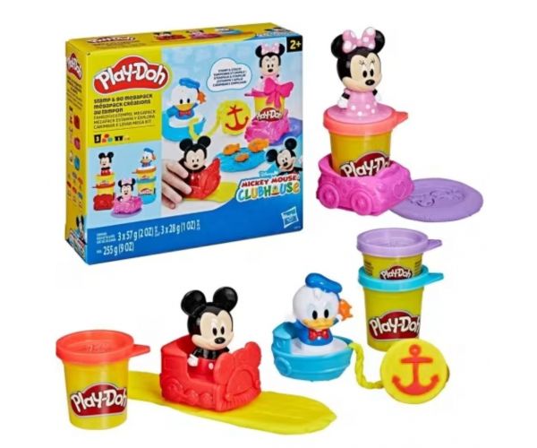 Play-Doh: Disney Jr. Stamp & Go Megapack gyurmaszett - Hasbro