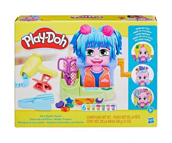 Play-Doh: Fodrászszalon 6 tégely gyurmával - Hasbro
