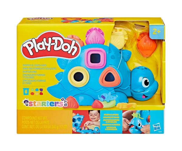 Play-Doh: Formák és színek dínóval gyurma szett 340gr - Hasbro