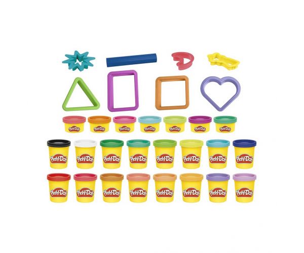 Play-Doh: Set plastelina s 23 teglicama i drugim dodacima - Hasbro