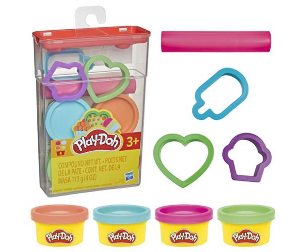 Play-Doh: Gyurmakészlet tárolóban – Édesség formákkal - Hasbro
