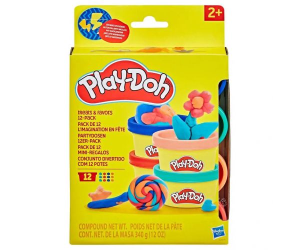 Play-Doh: Csemegék és szívességek játékszett 12db gyurmával - Hasbro