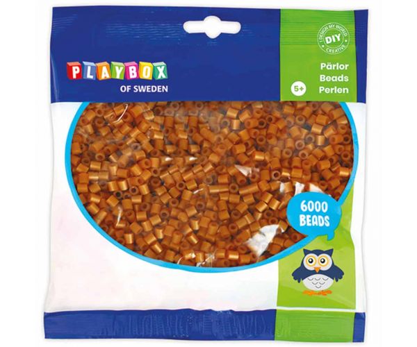 PlayBox: 5mm MIDI bakrene boje za glačanje perle, pakiranje od 6000 komada