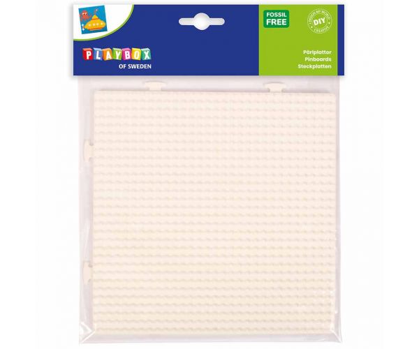 PlayBox: 5mm MIDI bioplastika spajajuća osnovna ploča 15x15cm za glačanje perlica 1 kom