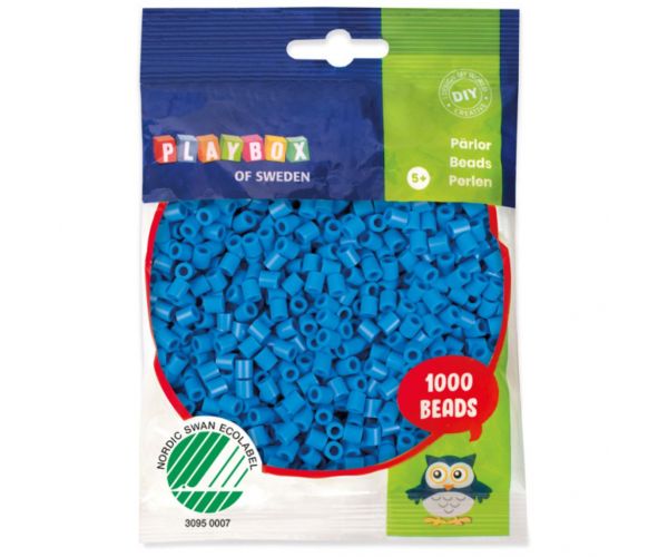PlayBox: 5mm MIDI peglajuće perle u plavoj boji, 1000 komada
