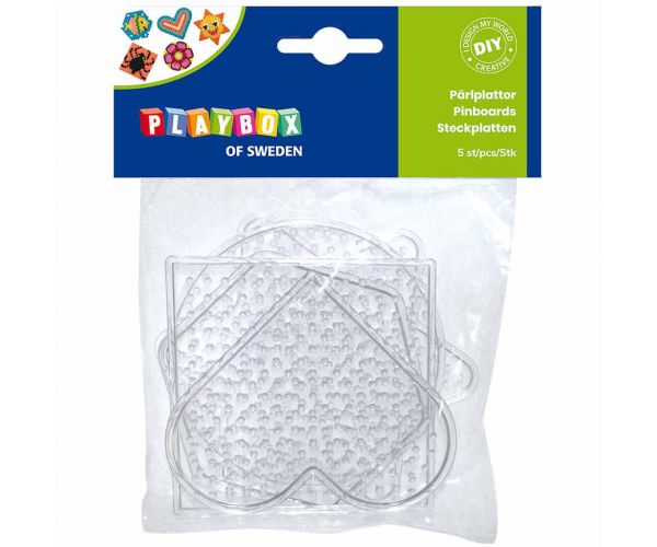 PlayBox: 5mm MIDI peglice perle osnovni oblici paket od 3 komada