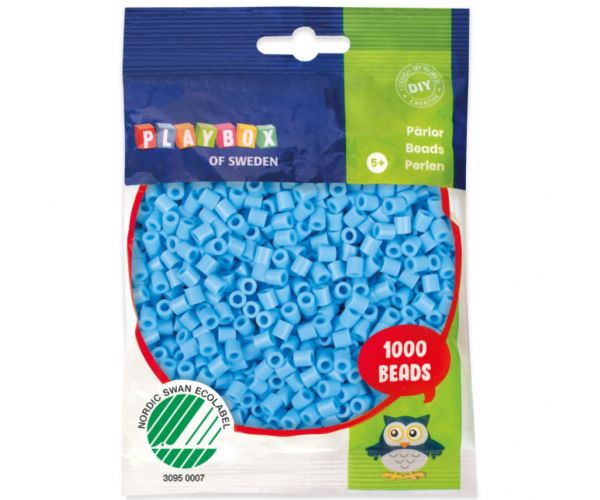 PlayBox: 5mm MIDI perle za glačanje, 1000 komada u svijetloplavoj boji