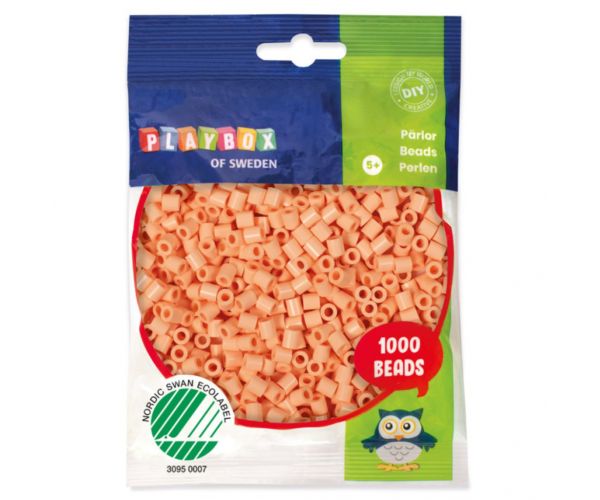 PlayBox: 5mm MIDI perlice za peglanje, 1000 komada, boja breskve