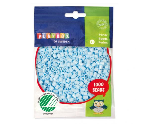 PlayBox: 5mm MIDI perlice za peglanje, 1000 komada, ledeno plava boja