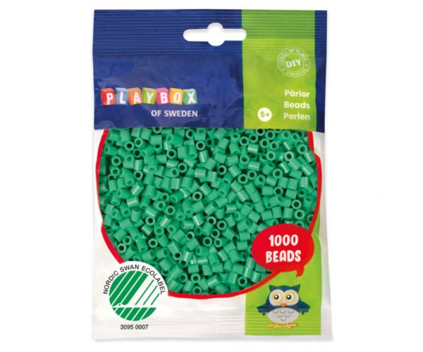 PlayBox: 5mm MIDI perlice za peglanje, 1000 komada, morskozelena boja