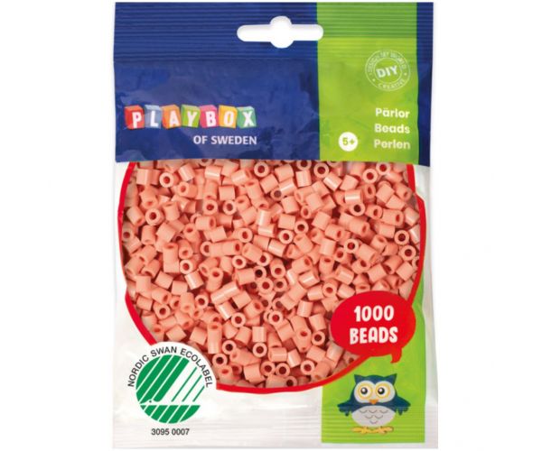 PlayBox: 5mm MIDI perlice za peglanje, 1000 komada, svijetloružičaste